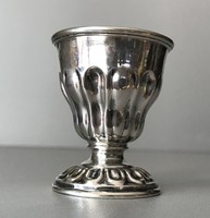 Antik ezüst tojástartó kehely pohár