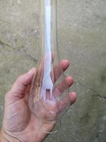Kis cilinder, csőüveg, petróleum lámpához. 20 x 3.2 cm