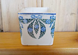 Antique Art Nouveau mini pot with flowerpot