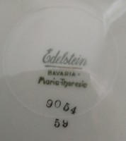 Edelstein, Bavaria, Maria Theresia porcelán tányér eladó