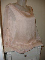 Pink silk tunic, top
