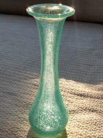 Türkiz színű karcagi fátyolüveg 25 cm