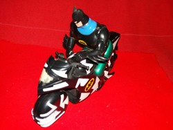 Retro stationery bazaar marvel batman figurine on a motorcycle in the condition shown in the pictures