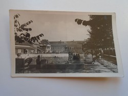 G21.402 Old postcard Tótkomlós beach bath 1955