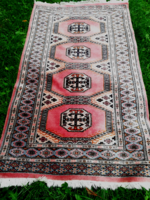 Selyemfényű Bochara kézi szőnyeg 160x95+rojt