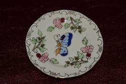 Zsolnay butterfly pattern ring bowl