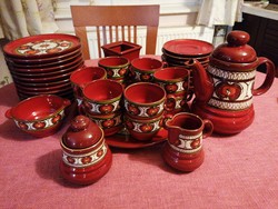 12-piece, 42-piece complete ceramic tea or coffee set in beautiful condition