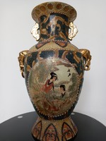 Kínai 47 cm váza arany festésű ALKUDHATÓ