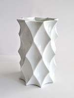 Mid Centuri Gerold porcelán architektúra váza 21cm