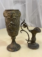 Réz 40cm kancsó ,kupa puttós ,vízöntő váza vagy dekoráció :-)