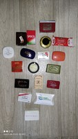 Különböző ritka mini/hotel szappan 18 darab gyűjteménybe is mini szappan