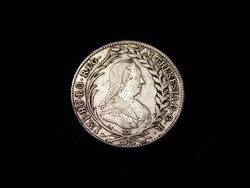 Ezüst Mária Terézia 20 kreuzer 1767 szép állapotban
