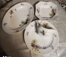 BEAUTIFUL POLKA DOT, PEARL-EMBELLISHED AUSTRIA PORCELAIN