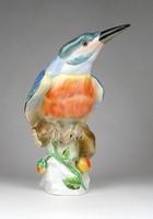 0C934 Herendi madár jégmadár porcelán figura 21 cm