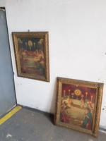 Old holy images in pairs