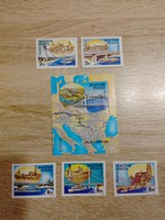 Dunai hidak postatiszta bélyegek
