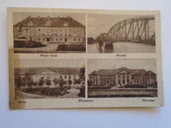 D184295 old postcard from Komárom ca 1940's p 1948