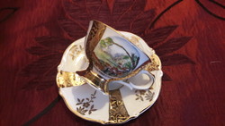 Porcelain coffee cup with plate 2.