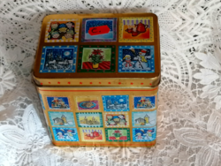 Christmas musical biscuit box 
