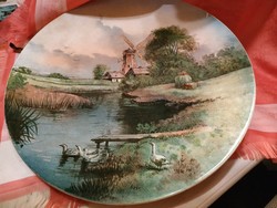 Villeroy & boch antique porcelain decorative plate, beautiful!