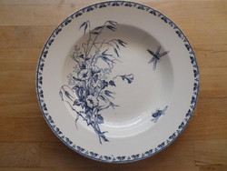 Régi Sarreguemines Carmen porcelán tányér mélytányér 23 cm