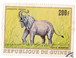 Guinea airmail stamp 1968