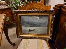 Holba Tivadar Dunai halász festménye!