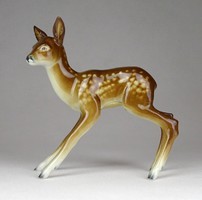 1B455 metzler & ortloff porcelain deer figure 12 cm