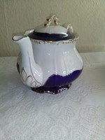 Zsolnay pompadour huge porcelain tea spout 1.3 liters