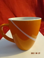 Mc Café porcelán pohár, mustár sárga színben, átmérője 9,5 cm. Vanneki! Jókai.