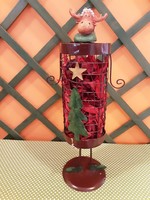 Nagy karácsonyi rénszarvas, jelzett termék - potpourri tartó - dekoráció