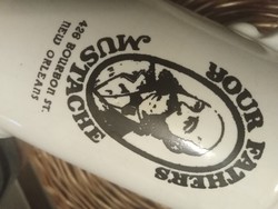 BOURBON - NEW ORLEANS / kerámia borotválkozási edény