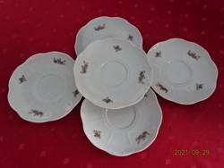 Zsolnay porcelán teáscsésze alátét, átmérője 15,5 cm. 5 db együtt eladó Vanneki!