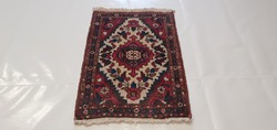 2306 Hand-knotted Iranian hamadan persian rug 62x44cm free courier