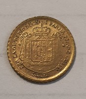 Golden Italian 5 lire 1815.