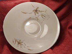 Gyönyörű porcelán kalász mintás kínáló tál , asztalközép