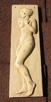Female nude mural - casting