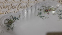 Old serving bowl with beautiful floral pattern