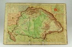 1G067 topographic map of hungary 1933 designed by: gergely 28cm x 42cm