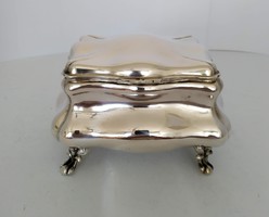 Silver neo-baroque sugar box