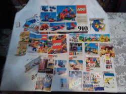 Retro lego box, brochures, catalogs, assembly instructions - all in one