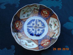 EDO korból(1603-1868) ARITA KAKIEMON IMARI lótusz tál