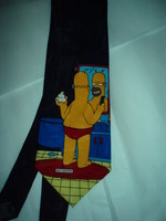 Vintage Simpsons sötétkék nyakkendő