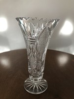 Crystal vase 18 cm
