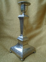 SZÉP ANTIK, EMPIR STÍLUSÚ NEHÉZ GYERTYATARTÓ, IGAZI KURIÓZUM