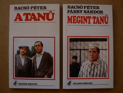 2 Book in one, witness and witness again, 1992 bacsó péter (fábry sándor), book in good condition