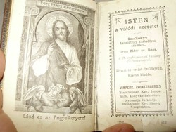 Bőrkötéses imakönyv 1918: Isten, a valódi szeretet