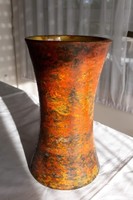 21.5 Cm ceramic vase from Hódmezővásárhely, retro