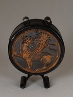1G054 Plate bushing decorated with winged lion