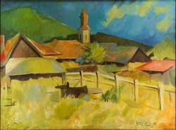 1F873 Magyar festő nagybánya XX. század : Karámban